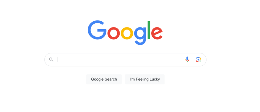 Google search engine Google search homepage