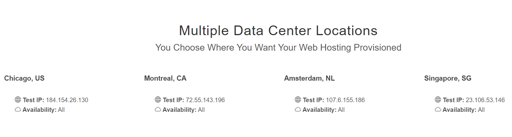 greengeeks data centres