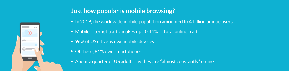 how popular is mobile browsing mobile browsing facts