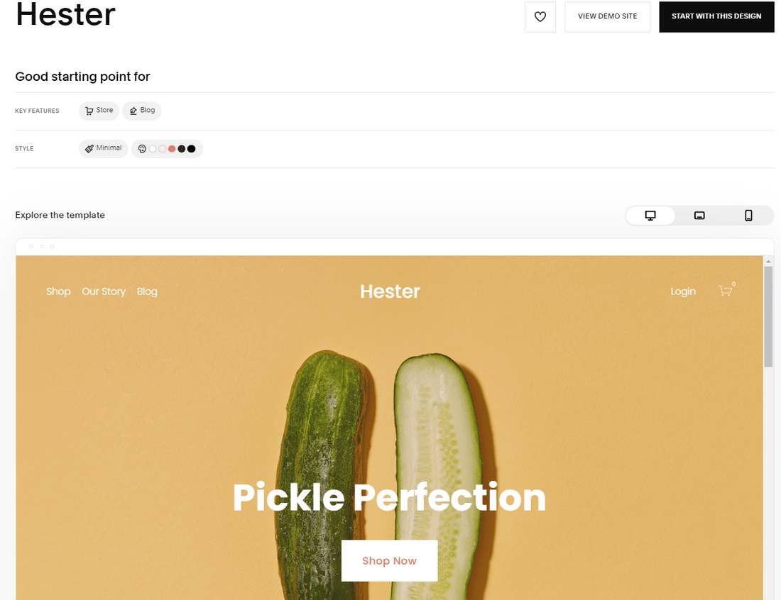 how to choose best squarespace template hester demo new how to choose best squarespace template hester demo new