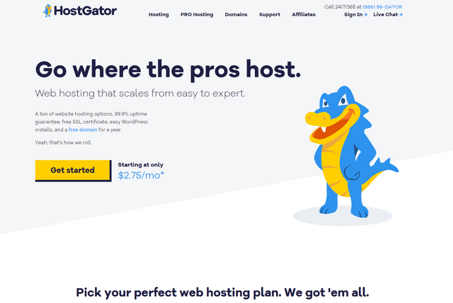 how to install wordpress with hostgator homepage