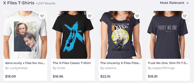how to sell t shirts x files redbubble example x files t shirts redbubble
