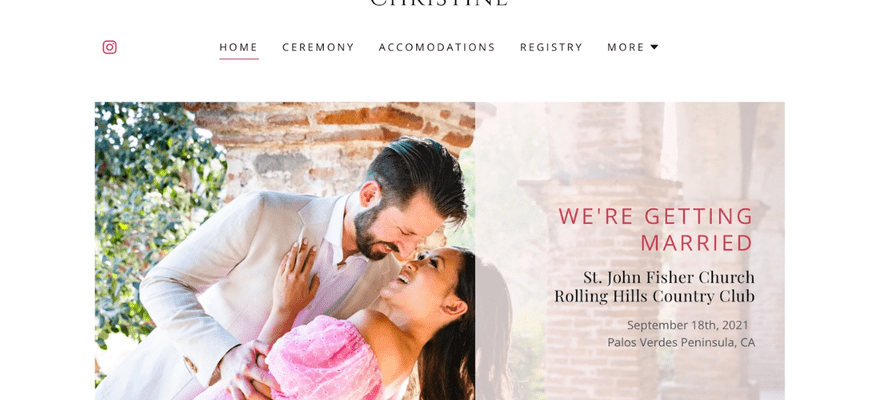 Johnny and Christine Homepage