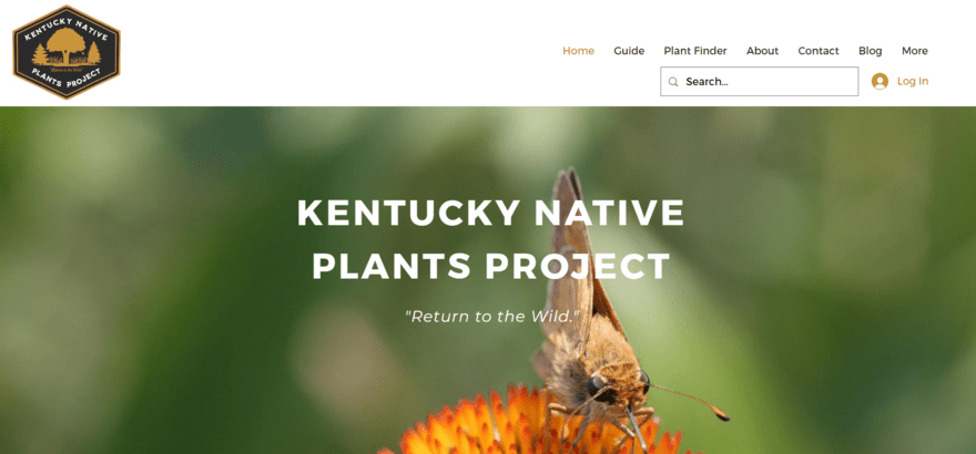 Homepage for Kentucky Native Plants Project