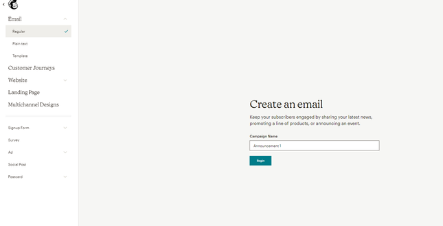 Mailchimp Create Campaign Mailchimp Create Campaign