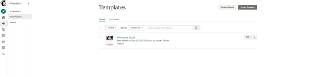 Mailchimp Manage Templates Mailchimp Manage Templates