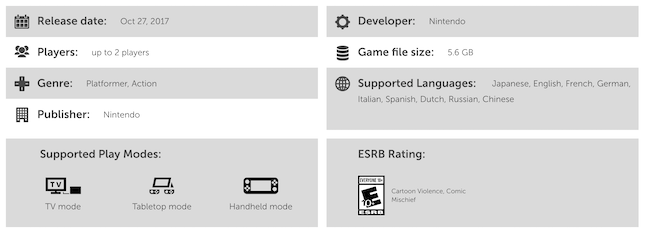 Mario Odyssey Product Desc Mario Product Description
