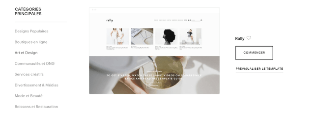 meilleurs createurs de site web pour les petites entreprises squarespace