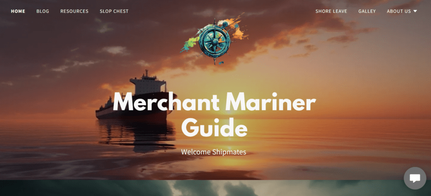Merchant Mariner Guide homepage Homepage of Merchant Mariner Guide blog