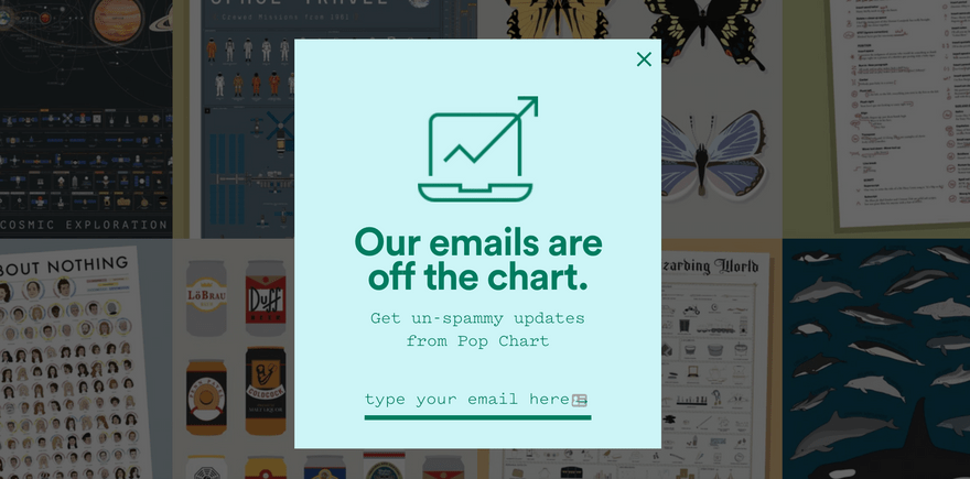 Pop Chart email best print on demand shopify examples Pop Chart email best print on demand shopify examples