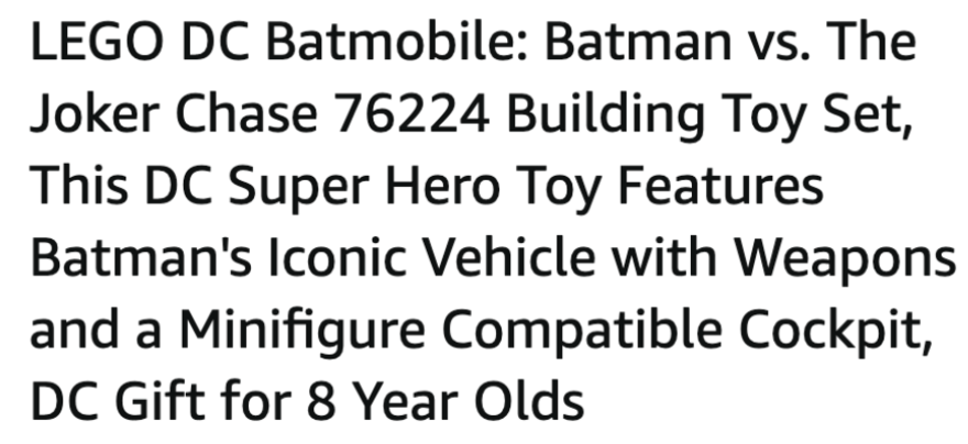 Product description Product description title