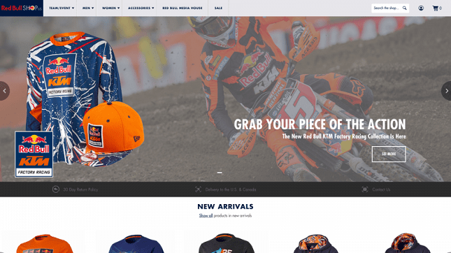 Red Bull Shopify Plus