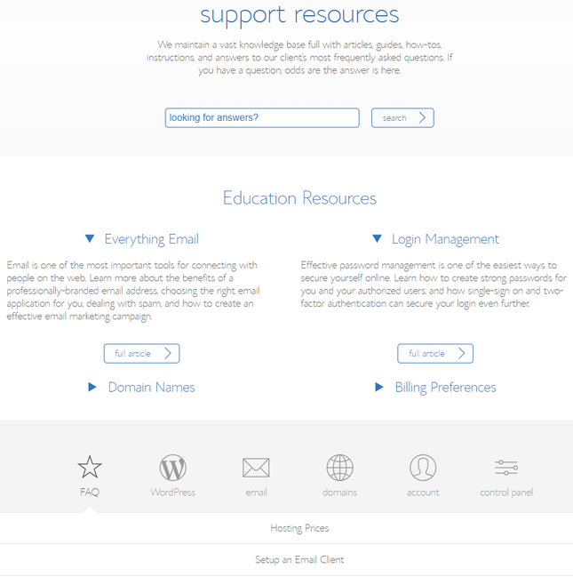 bluehost support