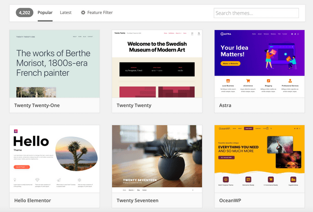 WordPress themes WordPress themes