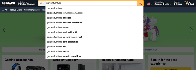 Amazon suggest Amazon suggest