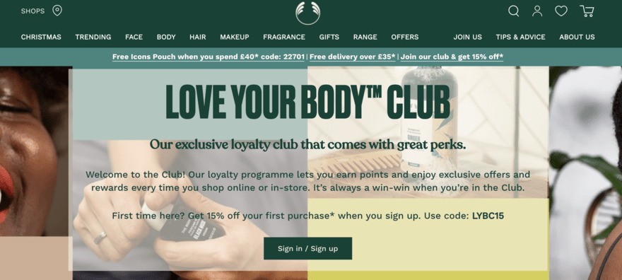 The Body Shop’s Love Your Body Club The Body Shop’s Love Your Body Club