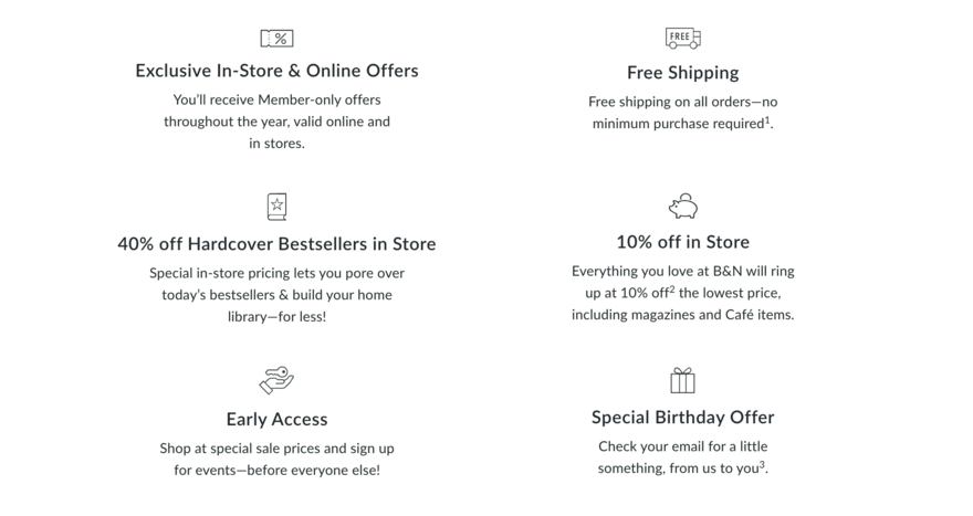 Barnes and Noble loyalty scheme Barnes and Noble loyalty scheme
