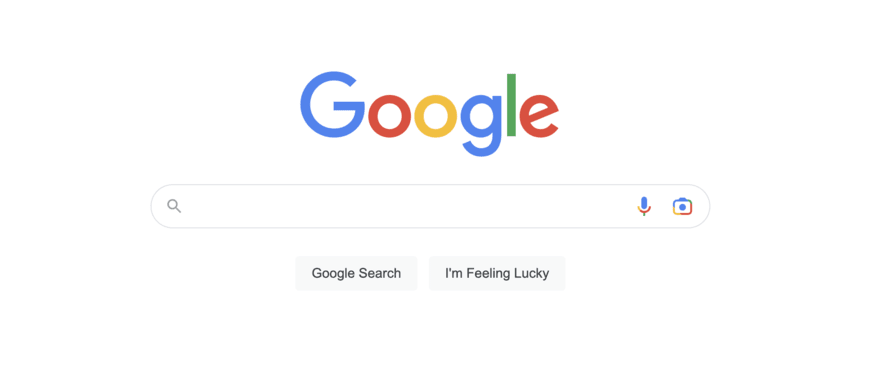 Google Google search page