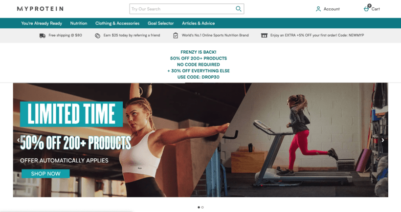 Screenshot 2023-01-17 at 15.52.33 MyProtein homepage