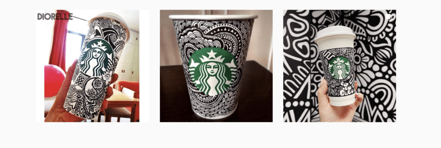 Starbucks white cup contest