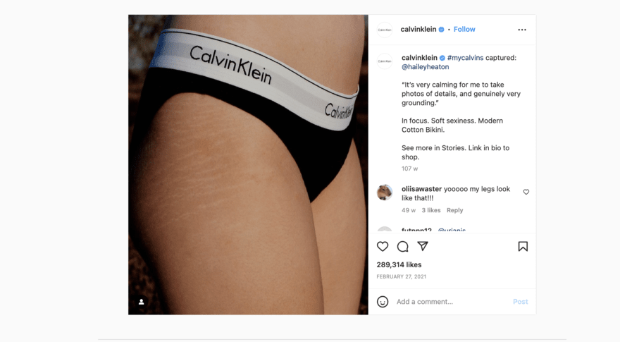 Calvin Klein My Calvins campaign