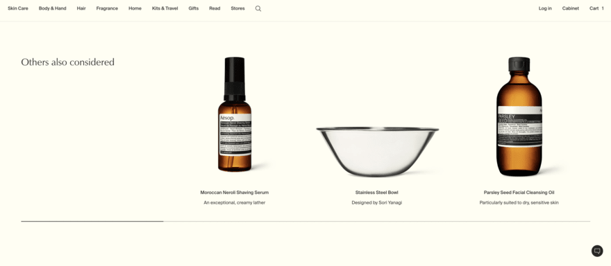 Aesop AI product cross-selling Aesop AI product cross-selling