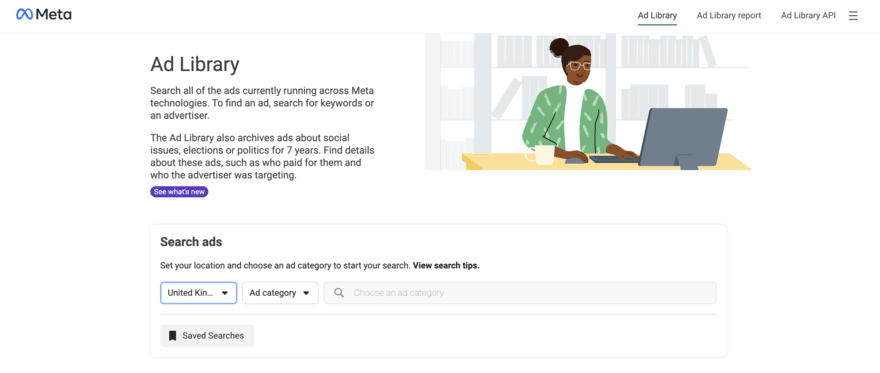 Facebook Ad library Facebook Ad library
