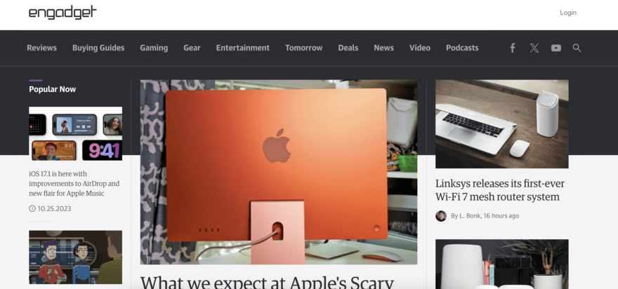 Engadget blog Engadget blog