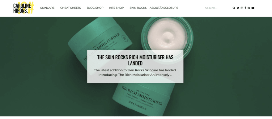 Caroline Hirons beauty blog Caroline Hirons beauty blog