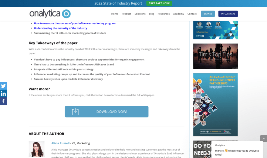 Onalytica IRM whitepaper onalytica IRM whitepaper