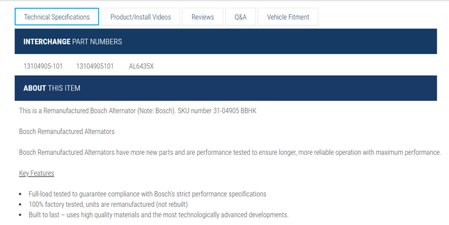 selling auto parts product description example selling auto parts product description example