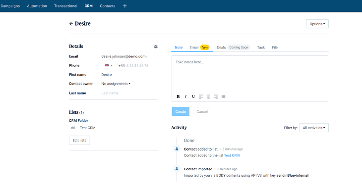 sendinblue-review-crm Sendiblue Review CRM app