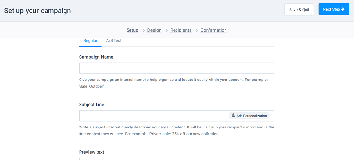 sendinblue-review-email-building Sendinblue review building a campaign