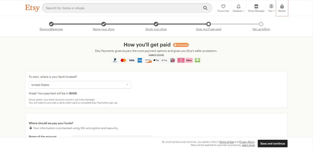 Set-up-your-payment-method Etsy payment methods