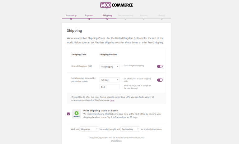 shipping-option Configure woocommerce shipping options