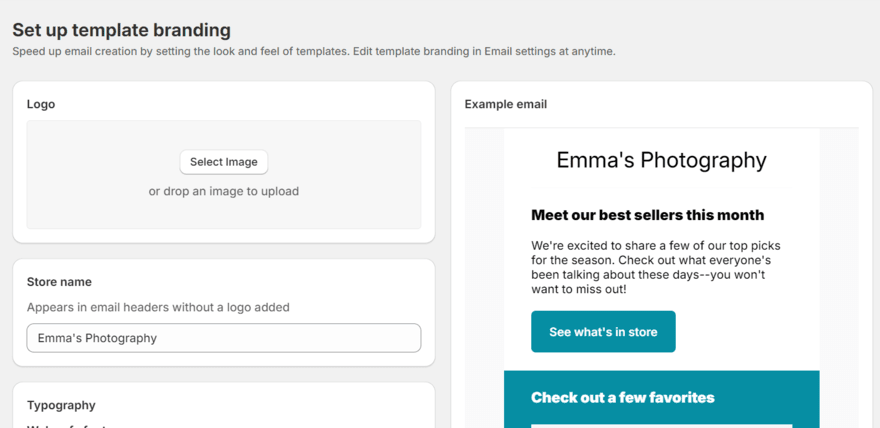 Shopify email campaigns Shopify email campaigns template