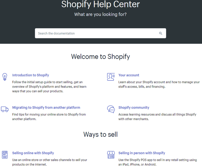 Shopify Help Center shopify help center