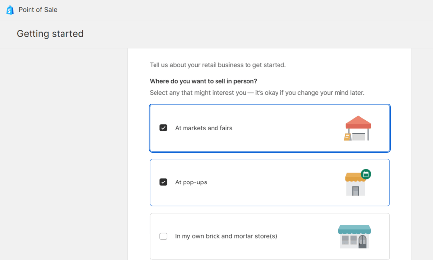 Shopify POS Shopify POS settings in backend