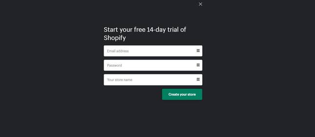 Shopify Signup Shopify Signup