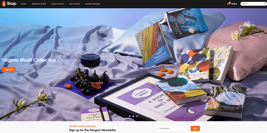 shopify store example penguin books shopify store example penguin books