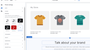 Shopify's website editor featuring its color scheme options