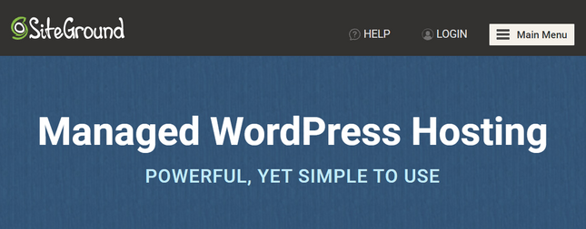 siteground managed wordpress home