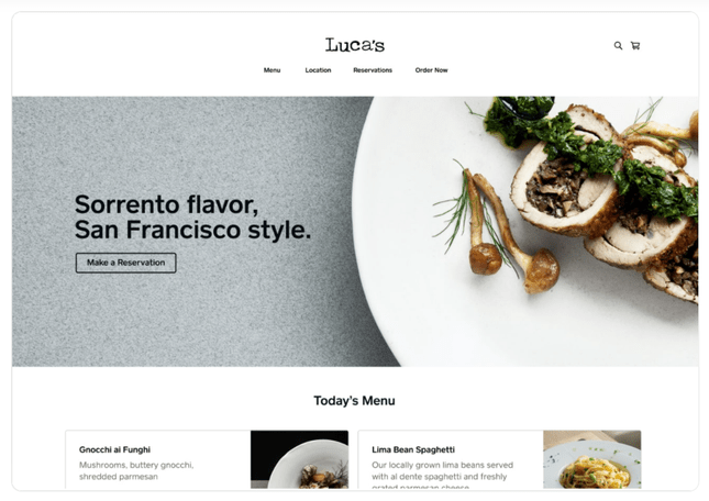 square templates square restaurant store templates showing plated food