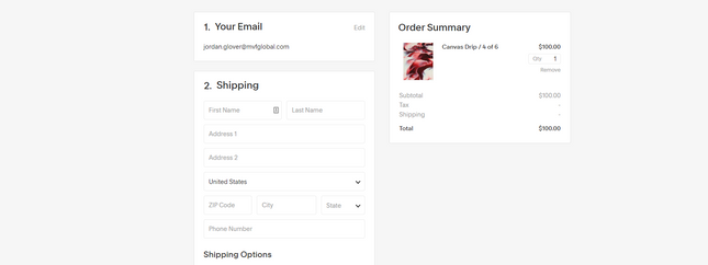 Squarespace Classon Template Checkout and Shipping Squarespace Classon Template Checkout and Shipping
