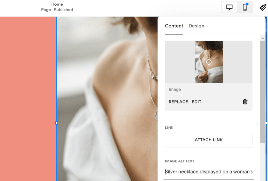 Squarespace image alt text Adding alt text to an image on Squarespace