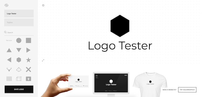 Squarespace Logo Maker Interface Squarespace Logo Maker Interface