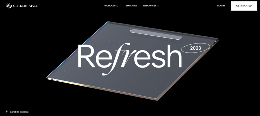 Squarespace Refresh Squarespace Refresh 2023 interactive page