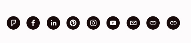 squarespace social icons squarespace social media example