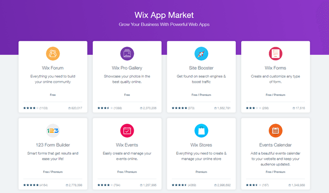 wix app market
