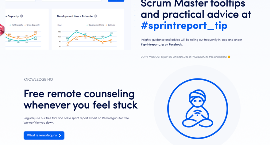 SR Product information on Sprint Report.